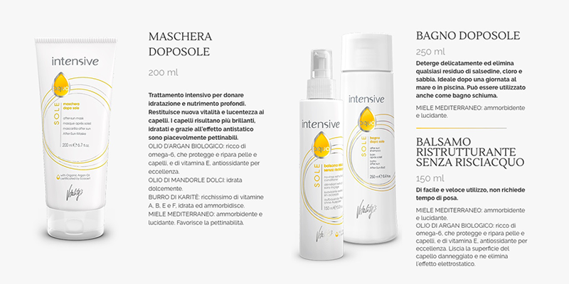 Vitality’s Sole: la linea di prodotti per la bella stagione